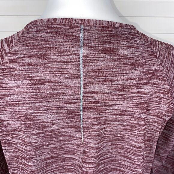 Lululemon &go City Pullover Heathered Bordeaux Drama Reflective Rulu‎ Size 4 - Picture 7 of 8
